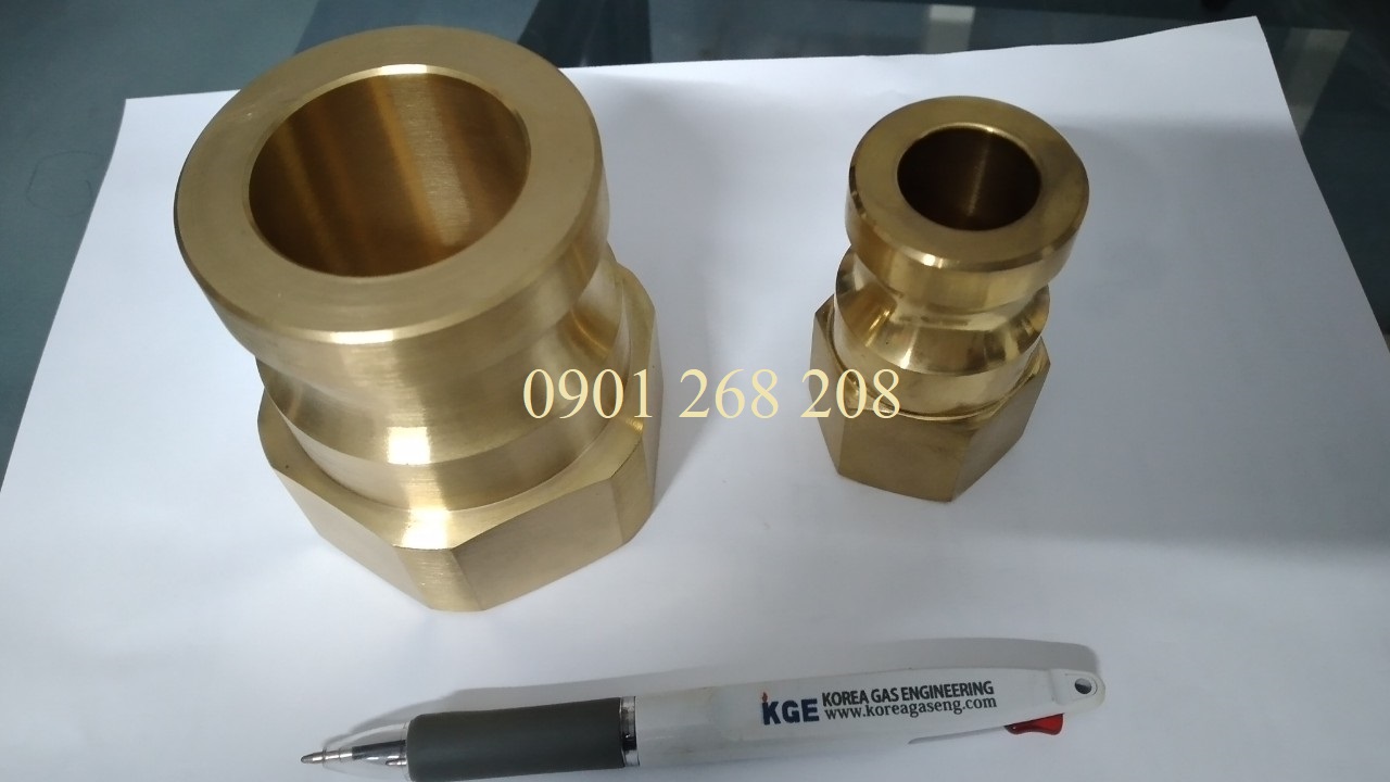 khop noi nap gas nhanh tai tram gas Male coupling 25A và 50A